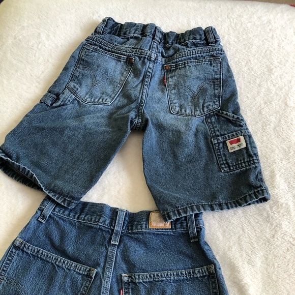 Two pieces bundle lot Levi’s denim shorts, boy size 7-8 - Picture 9 of 12